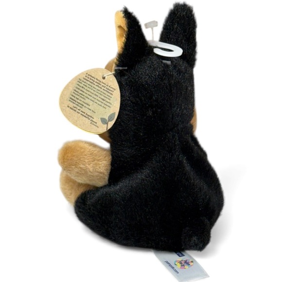 Palm Pals Hans German Shepherd Dog Plush 5" NWT Collectible Stuffed Animal Gift - Picture 3 of 3